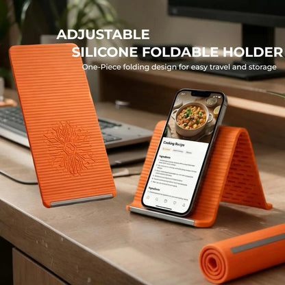Flexible Silicone Aluminum Phone Stand