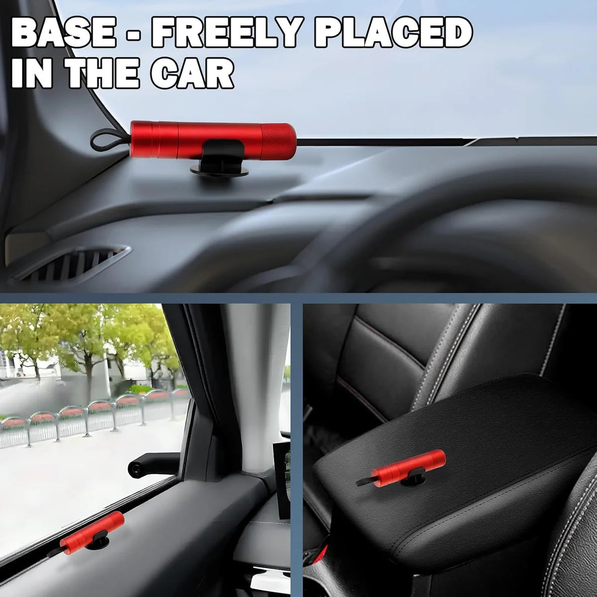 2026 Upgraded Safety Hammer,Safe Hammer Glass Breaker Under Water,Seatbelt Cutter Window Breaker Emergency Escape Tool,Seat Belt Cutter and Glass Breaker for Cars