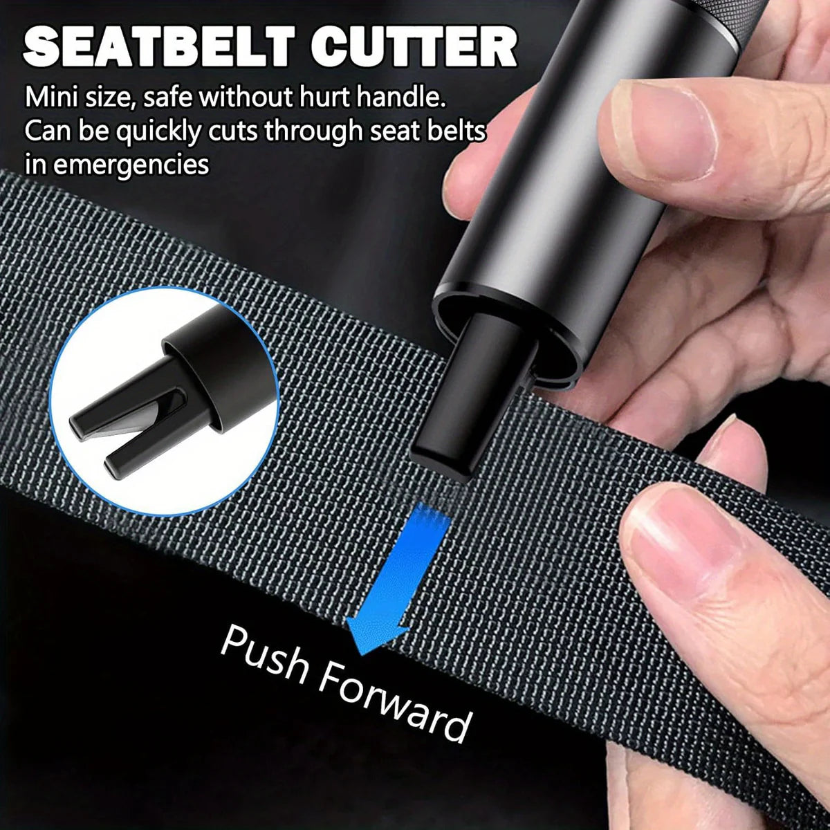 2026 Upgraded Safety Hammer,Safe Hammer Glass Breaker Under Water,Seatbelt Cutter Window Breaker Emergency Escape Tool,Seat Belt Cutter and Glass Breaker for Cars