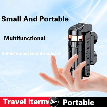 2026NEW🎉Mini Selfie Stick Foldable 3 in 1 Extendable Grip Phone Shooting Tripod Stand with BT Remote Control
