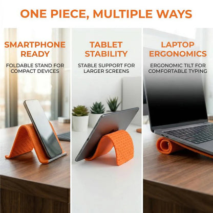 Flexible Silicone Aluminum Phone Stand