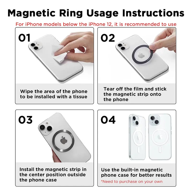 5000mAh Magnetic Power Bank for iPhone 12–17 Series, Works Best with MagSafe Case or No Case, Portable Wireless Charger fathersdaygift