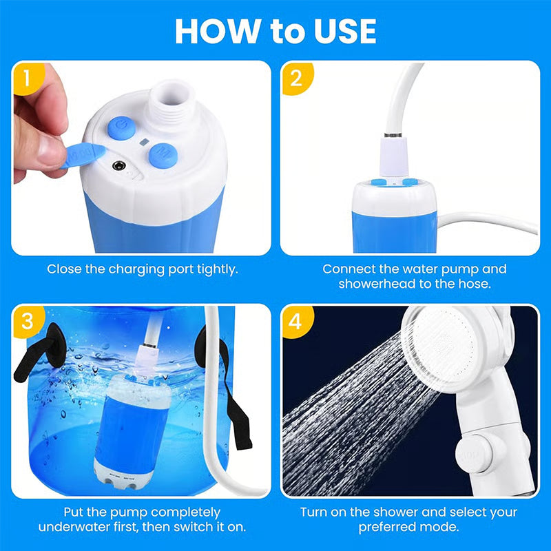🔥2026 Special Offer — Upgraded Portable Outdoor Camping Shower