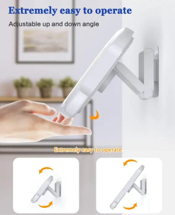 Waterproof Phone Holder for Shower & Bathroom - Upgraded 360° Smooth Rotating, Anti-Fog Protective Case, Full HD Sensitive Touchscreen, Strong Adhesive Tool-Free Wall Mount, Fits''4-7'' iPhones/Samsueng Adjustable Smartphon