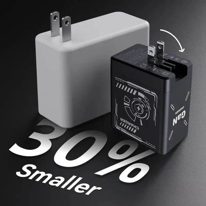 GaNPro 120W Retractable Fast Charger Cube