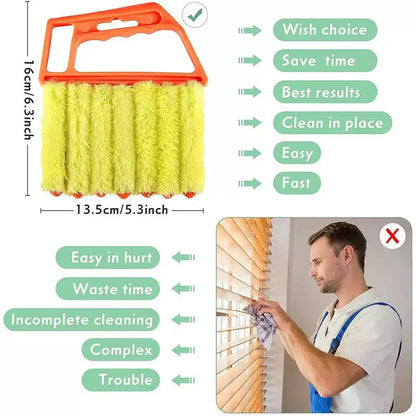 Window Blind Cleaning Brush, Window Blind Cleaner, Air Conditioning Outlet Dust Removal Brush, Hand-held Curtain Brush, Heavy Duty