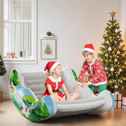 🎁Kids Inflatable Sensory Rocking Chair | Montessori Air Cloud Rocker