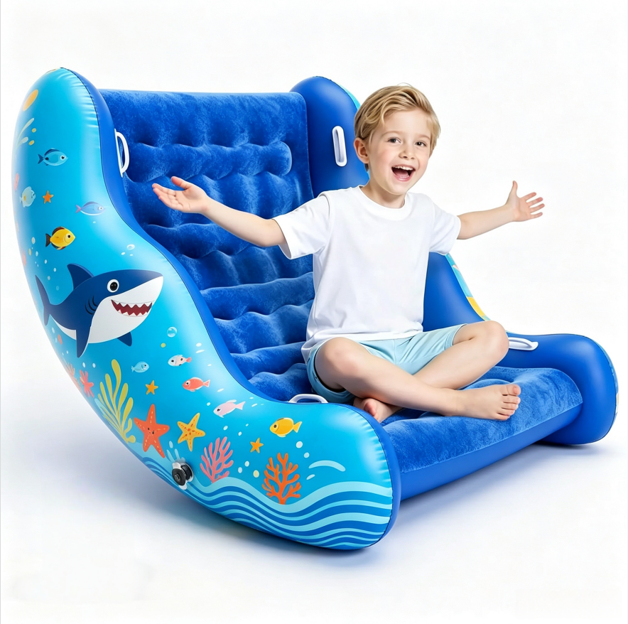 🎁Kids Inflatable Sensory Rocking Chair | Montessori Air Cloud Rocker