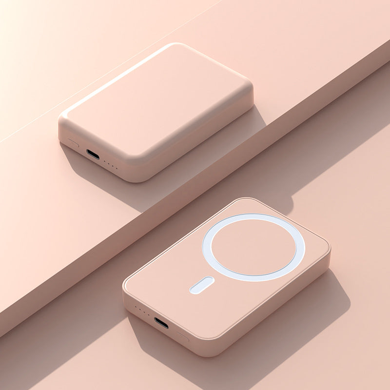 5000mAh Magnetic Power Bank for iPhone 12–17 Series, Works Best with MagSafe Case or No Case, Portable Wireless Charger fathersdaygift