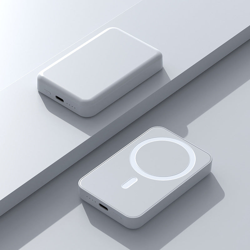 5000mAh Magnetic Power Bank for iPhone 12–17 Series, Works Best with MagSafe Case or No Case, Portable Wireless Charger fathersdaygift