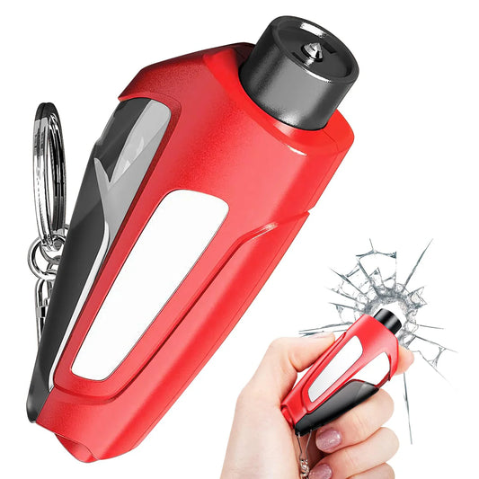 2026 Upgraded Safety Hammer,Safe Hammer Glass Breaker Under Water,Seatbelt Cutter Window Breaker Emergency Escape Tool,Seat Belt Cutter and Glass Breaker for Cars