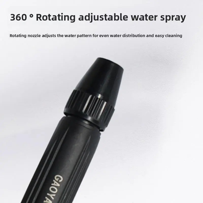 Home high-pressure car wash water gun with booster nozzle and hose, a must-have for watering plants and vegetables, and car washing.