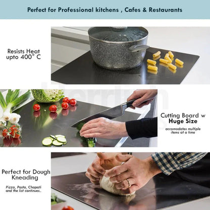 🔥Hot Sale⚡50K+ SOLD!🎁Stainless Steel Countertop Chopping Board