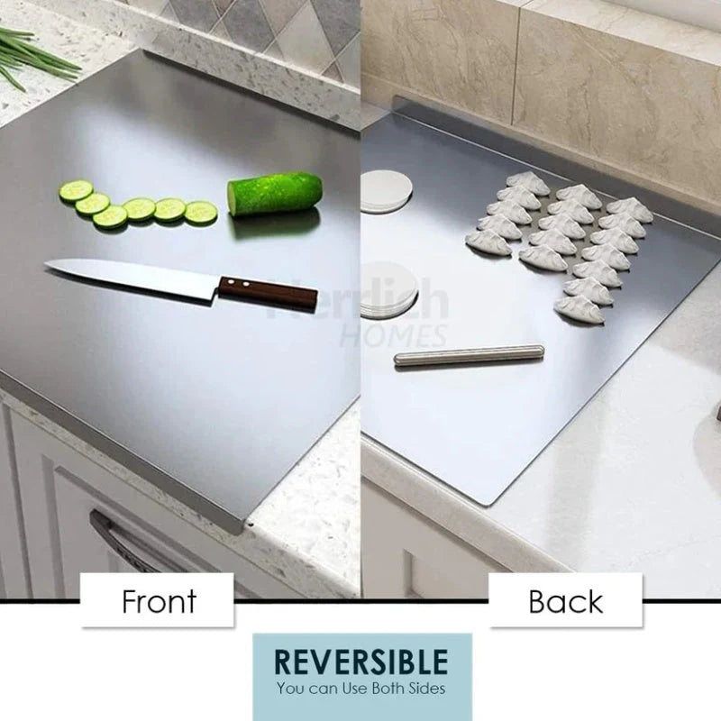 🔥Hot Sale⚡50K+ SOLD!🎁Stainless Steel Countertop Chopping Board