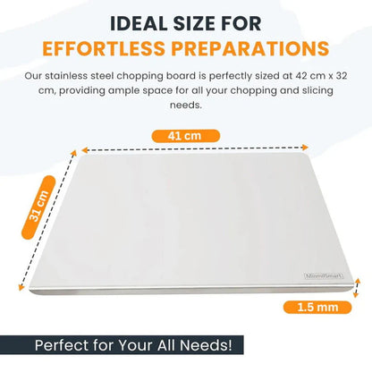 🔥Hot Sale⚡50K+ SOLD!🎁Stainless Steel Countertop Chopping Board