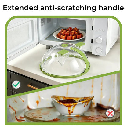 Collapsible Microwave Splatter Cover & Food Steamer Guard